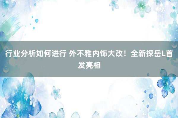 行业分析如何进行 外不雅内饰大改！全新探岳L首发亮相