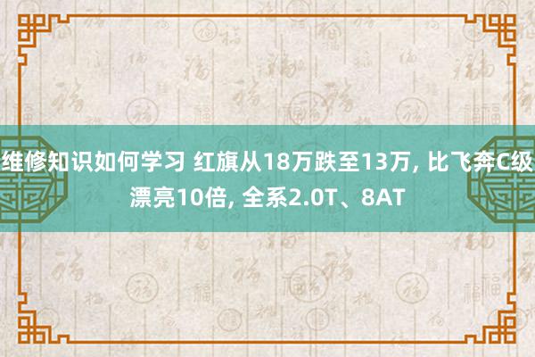 维修知识如何学习 红旗从18万跌至13万, 比飞奔C级漂亮10倍, 全系2.0T、8AT