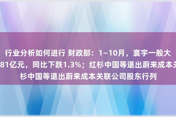 行业分析如何进行 财政部：1—10月，寰宇一般大家预算收入184981亿元，同比下跌1.3%；红杉中国等退出蔚来成本关联公司股东行列