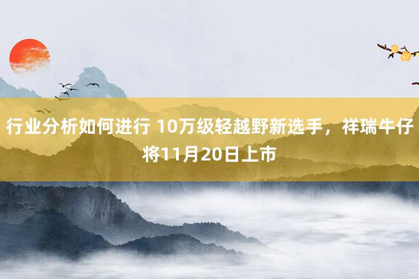 行业分析如何进行 10万级轻越野新选手，祥瑞牛仔将11月20日上市