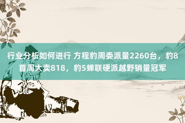 行业分析如何进行 方程豹周委派量2260台，豹8首周大卖818，豹5蝉联硬派越野销量冠军